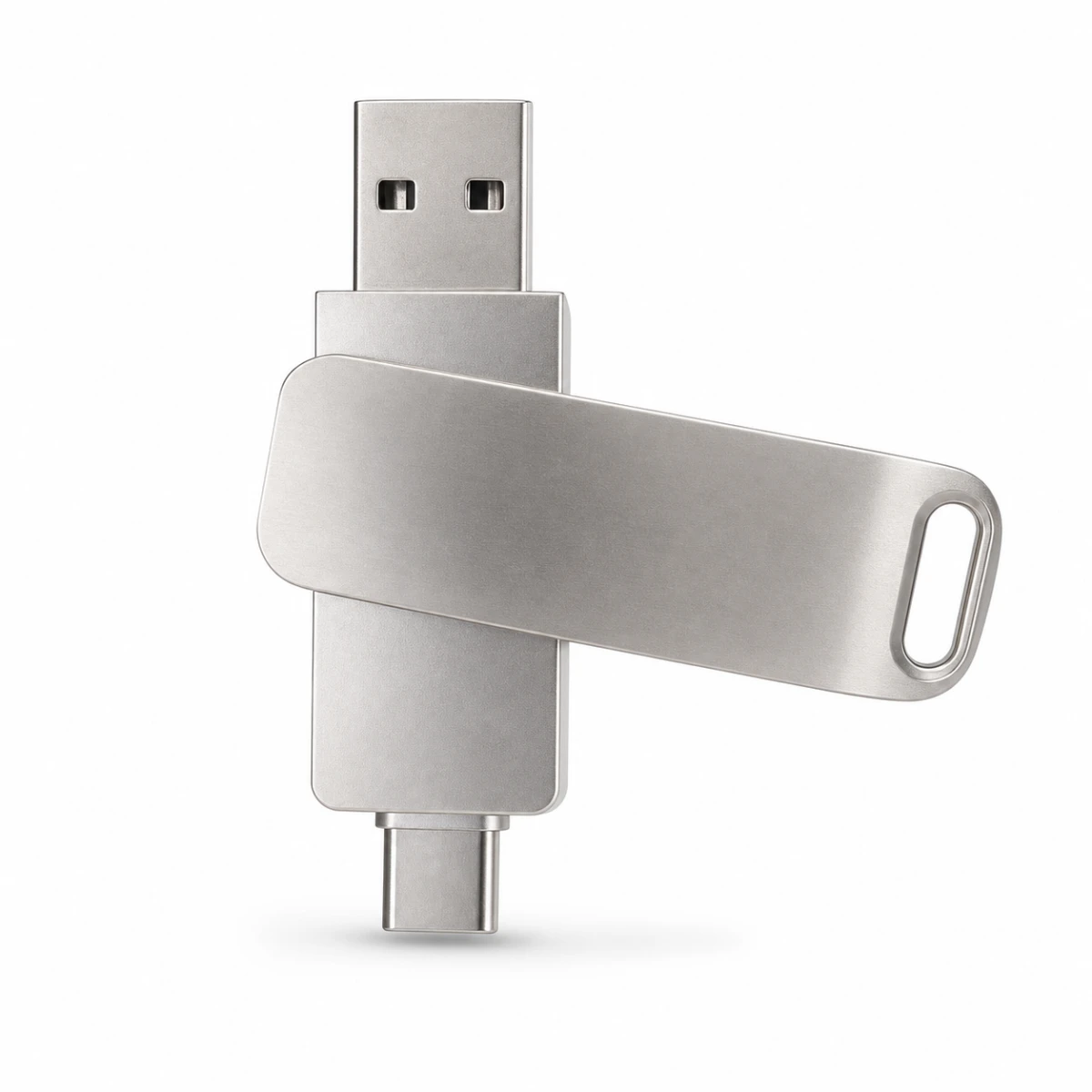 QPin 銀色 USB-A 與 USB-C iOS 改定位硬體